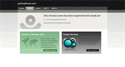 Desktop Screenshot of joshuaflood.com